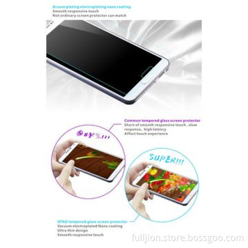 0.1mm Tempered glass screen film for Samsung Note2 Anti-shock anti-fingerprint